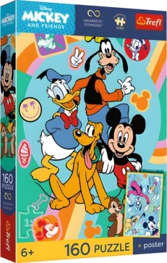 Trefl Puzzle Premium PLUS Kids Mickey Mouse: Priatelia