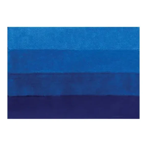 Spirella FOUR kúpeľňová predložka 55 x 65 cm modrá / polyester / protišmyková (7610583161727)