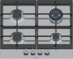 Siemens Siemens EC6A5HI90 płyta kuchenna Čierny, nehrdzavejúca oceľ Wbudowany 60 cm Gaz 4 stref(y)