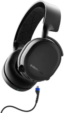 SteelSeries Arctis 3 Bluetooth čierna / Herné bezdrôtové slúchadlá / 32 Ohm / USB-A amp; USB-C / mikrofón (61485)