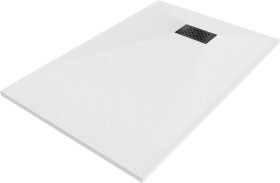 MEXEN/S - Hugo sprchová vanička SMC 100x90, biela, krytka čierna 42109010-B