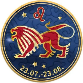 CURIOSI Okrúhle puzzle Zverokruh: Lev