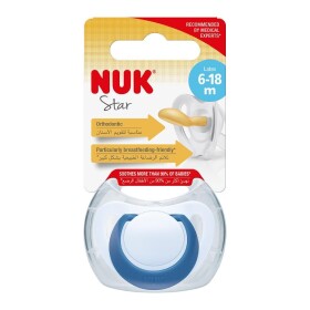 NUK CUMLIK STAR LATEX 6-18M BOX 1KS