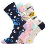 Ponožky voxx filip 07 abs mix c holka, 3 páry Veľkosť ponožiek: 35-38 EU EUR