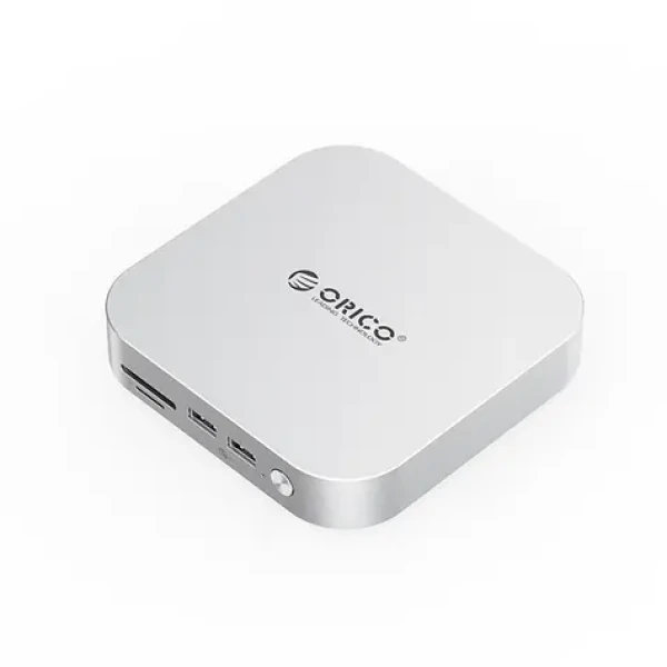 Orico MiniLink Dokovacia stanica strieborná / 3x USB-C + 3x USB-A + 3.5mm jack + SD/TF + DC