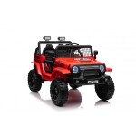 Mamido Mamido Elektrické autíčko OFF ROAD EXTREME 4x4 červené 24V | 200W | 50 kg | EVA | LED | 2,4 Ghz | ECO koža