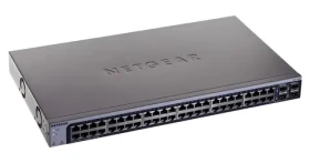 Netgear GS748T v6 / Prepínač / L3 Lite / 48x 10/100/1000 / 2x Gigabit SFP / 2x combo SFP (GS748T-600EUS)
