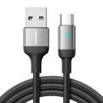 Joyroom S-UM018A10 Nabíjací kábel USB-A (M) - MicroUSB (M) 2.4A 1.2m čierna (S-UM018A10 1.2m MB)