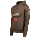 Geographic Norway Gymclass DB 054 M WW2487H/GN-Brown Mikina XL