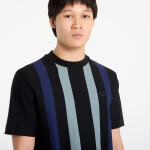 Tričko FRED PERRY Vertical Stripe T-Shirt Black S