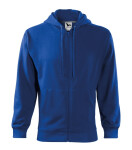 Trendy mikina na zips Pánske kráľovské modré 2XL