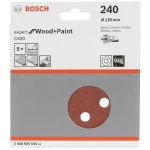 BOSCH Expert C430 2608605645 / Kotúč do excentrickej brúsky / Zrnitosť 240 / 125mm / 8 otvorov / suchý zips / 5ks (2608605645)