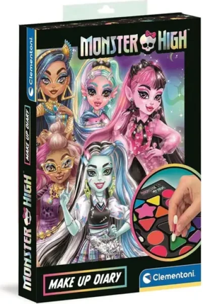 Clementoni Sada Make UP Diary Monster High