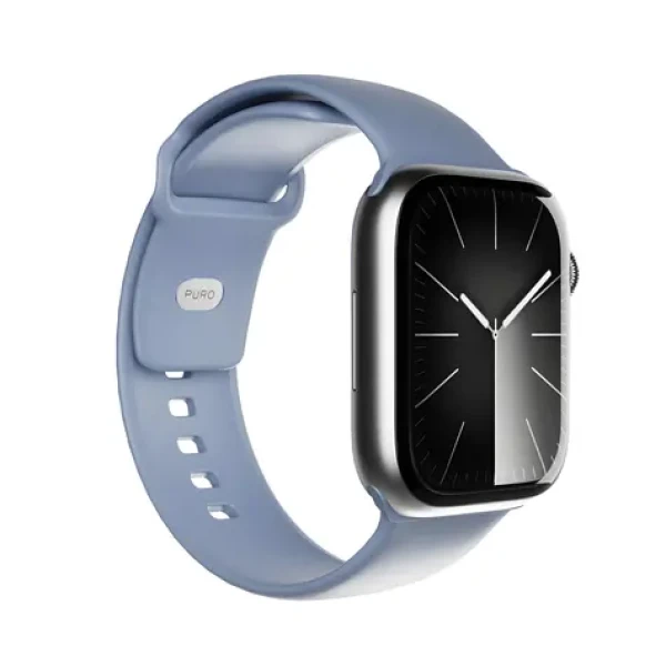Puro ICON modrá / Remienok pre Apple Watch / 38/40/41/42 mm / Silikón