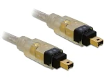 DeLock / Kábel FireWire IEEE 1394 / 4 pin (M) - 4 pin (M) / 1 m (82570)