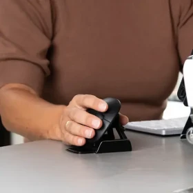 R-Go Twister / Ergonomická bezdrôtová myš / obojručná / 2400 DPI / Bluetooth 5.0 / 3 tlačidlá (RGOTWBMWLBL)