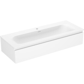 MEXEN/S - Orio kúpeľňová skrinka 120 cm s umývadlom Vela, 1 šuplík, biela mat 91A10-12023-1-BF01-W23M01