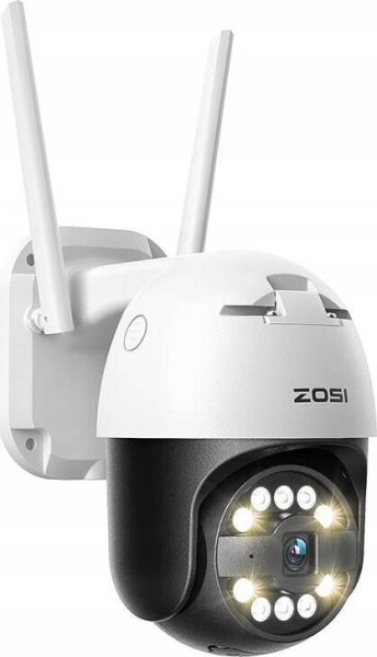 ZOSI Kamera vonkajšia IP ZOSI C296 WiFi 5MP Pan Tilt IP66 + karta microSD 32GB
