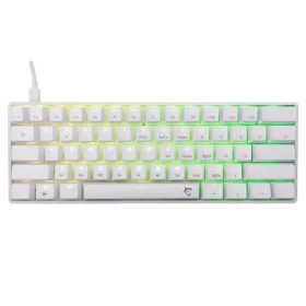 White Shark GK-004211 SHINOBI 2 biela / Herná mechanická klávesnica / US layout / červené spínače / hot-swap / RGB LED