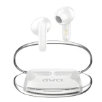 Awei T85 biela / Bezdrôtové slúchadlá / TWS / ENC / Bluetooth 5.3 / dobíjacie púzdro (T85 ENC)
