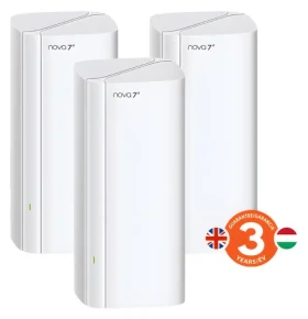 Tenda Nova ME3 Pre 3 ks / Mesh systém / WiFi 7 / BE3600 / 9x GLAN / GWAN / WPA3 / VPN server (75012058)