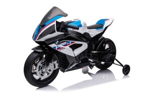 Mamido Detská elektrická motorka BMW HP4 Race JT5001 biela