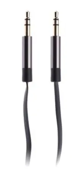 Connect IT CI-467 Wirez 3.5mm jack kábel (M) - (M) 2m čierna / plochý (CI-467)