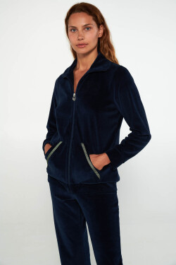 Vamp - Dámske tepláky na zips 19942 - Vamp blue XXL