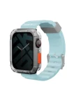 SKINARMA SHOKKU silikónový remienok pre Apple Watch 45/44/42 mm svetlo modrá (8886461243406)