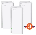 Tenda Nova MX15 Pro (3 ks) / Mesh systém / Wi-Fi 6 / AX5400 / 9x Gigabit LAN/WAN / WPA3 (75012010)