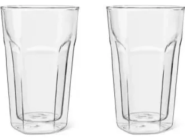 Leopold Vienna LV01516 / Sada 2 pohárov na latte macchiato / Dvojité sklo (LV01516)