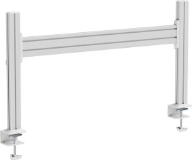 InLine InLine® Srokovwall Tischhalterung, Panel Aluminium 1m inkl. 2 Stützen 0,43m