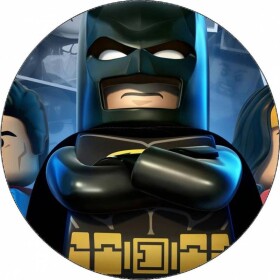 Jedlý papier Lego Batman, Superman a Wonder Woman 19,5 cm - Pictu Hap
