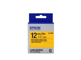 Epson LK-4YBP / Páska do štítkovača / Pastel / čierna na žlté / 12 mm / 9 m (C53S654008)
