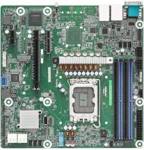 ASRock Płyta główna AsRock EC262D4U 1x LGA1700 Intel Xeon E-2400 C262 (4x DIMM 8x SATA 2xOCulink 1xM.2 2x1Gbe IPMI mATX)