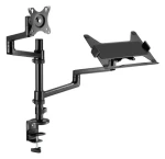 ICY BOX IB-MS622-T čierna / Držiak monitora / VESA 75x75, 100x100 mm / 17-32" / rotácia 360° / nosnosť 13 kg (61198)