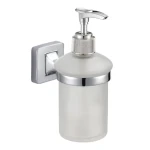 MSV LUCCA nástenný dávkovač chrómovaný zinok / 200 ml (3700703957652)