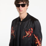 Bunda Y-3 Embroidered Graphic Satin Souvenir Jacket UNISEX Black XL