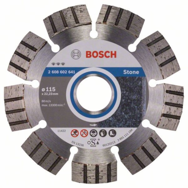 Bosch Accessories 2608602641 Bosch diamantový rezný kotúč Priemer 115 mm 1 ks; 2608602641