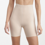 Dámske boxerky s vysokým pásom DIM MID WAIST PANTS - 69% POLYAMID, 31% ELASTAN - nude S