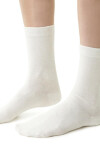 Dámske ponožky s plátnom 194 Krémový 38-40