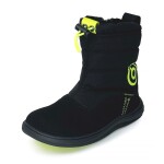 Detské zimné barefoot topánky s membránou Bugga RUBA Black B00197-10 - 25