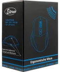 Inter-tech Eterno M-230 čierna / Bezdrôtová ergonomická myš / 1600 DPI / 6 tlačidiel / USB prijímač (88884109)