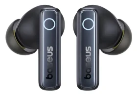 Baseus Bowie 35 čierna / Bezdrôtové slúchadlá / ANC / Bluetooth 5.3 / nabíjacie púzdro (A00073800123-00)