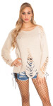 Trendy KouCla chunky knit jumper ExTreme Used Einheitsgroesse