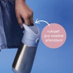 B.box Termoska na pitie so slamkou 350 ml béžová - Latte EUR