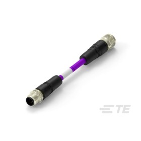 TE Connectivity upravený zástrčkový konektor pre senzory - aktory, TAB62535501-001, 1 ks; TAB62535501-001