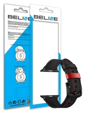 Beline Casual čierna / Remienok pre smartwatch / šírka 22mm / Samsung, Huawei
