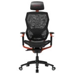 LORGAR Grace 855 červená / ergonomická stolička / nastaviteľné / sieťované / pojazdové kolieska / nosnosť 150 kg (LRG-CHR855RB)