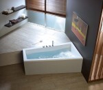 POLYSAN - ANDRA R asymetrická vaňa 160x90x45cm, biela 81541